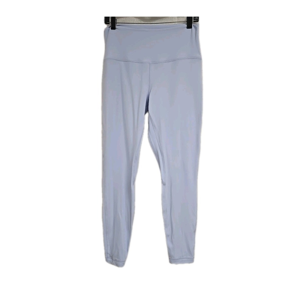 Lululemon Align Double Lined Leggings 28" Pastel Blue Soft Women's Size‎ 12 EUC